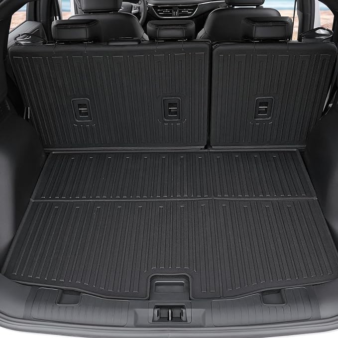 Floor Mats for Ford Escape 2020-2026, All Weather Floor Mats Trunk Cargo Liner with Backrest Protectors and Door Sill Guards Accessories, Full Coverage Set (Not fit Hybrid Model)