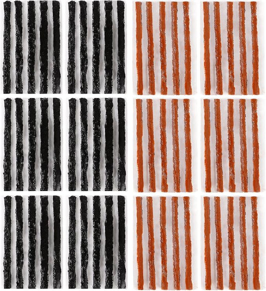 60 Pcs Tire Repair Plugs, Tire Repair Gum for Tubeless Puncture,Tires Strings Rubber Plug Tool for Car, RV, SUV, ATV, Motorcycle, Truck,Tractor