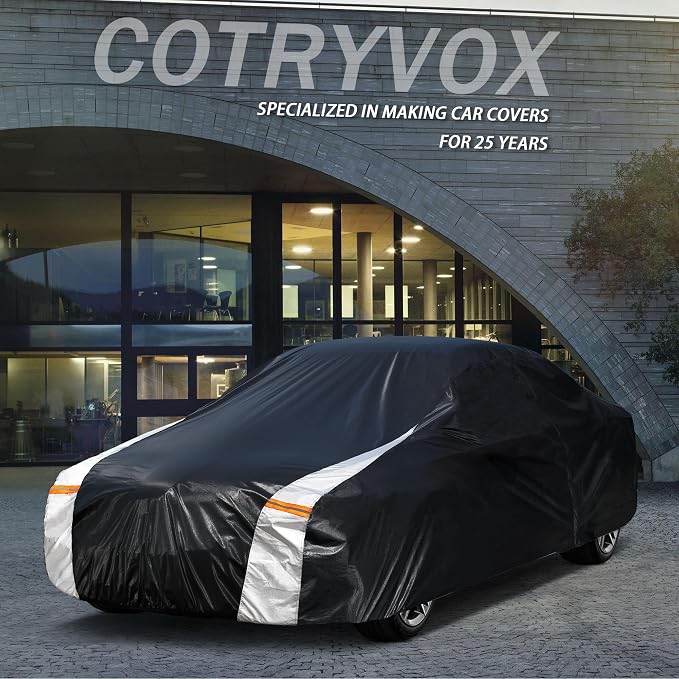 10 Layers Car Cover Custom Fit for BMW Z4 2017-2026 100% Waterproof All Weather Automobiles, Gift with Towel, Heavy Duty Car Covers for Rain Sun UV Protection with Door Zipper.