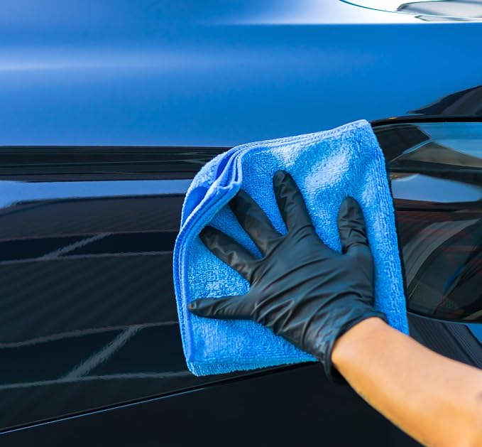 Aero Cosmetics Wash Wax ALL Spray Waterless Car Wash Wax Kit Quick Detailer | UV-Protective Shine, Water-Based 144 oz + 4 Towels - Safe on Ceramic Coatings - Car, RV, Boat, Aircraft - Spray Detailer