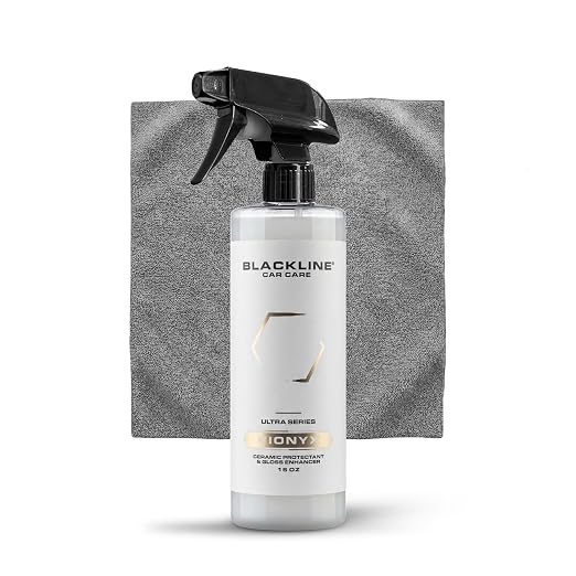 Blackline Vionyx Silica Ceramic Spray Coating for Cars – Hydrophobic Protection, Deep High-Gloss Shine, UV Defense & Long-Lasting Durability – Easy Spray-On Ceramic Sealant for Exterior Surfaces