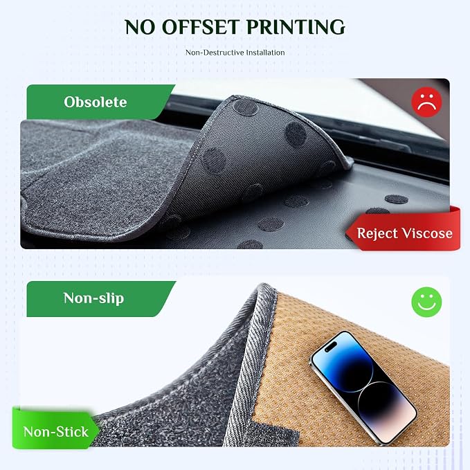 Dash Cover, Anti-Glare, Sun Protection, Dustproof, UV-Proof, Dashboard Covers, Interior Car Accessorie Fit for 2004-2009 Le-xus RX330, Grey