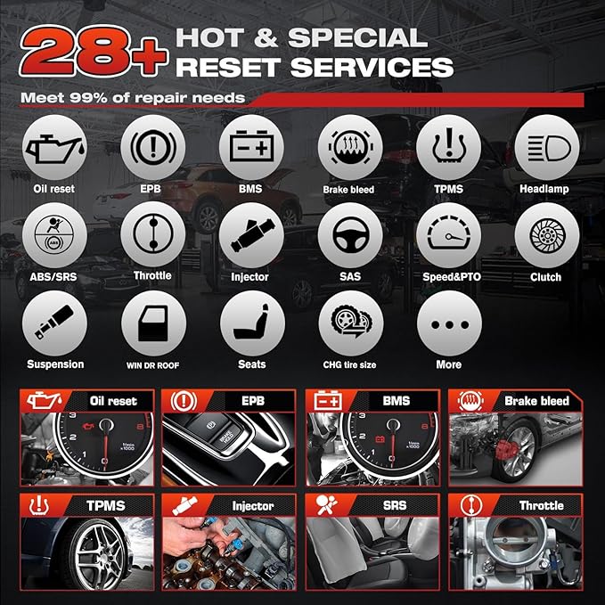 2026 Autel Scanner MaxiCOM MK808BT PRO, V2.0 Bidirectional Diagnostic Scan Tool as MK900BT, 33ft BT of MK900 MX900 MK808S MX808S, 3000+ Active Test, 28+ Reset, Injector Coding, All Systems, FCA, OS 11