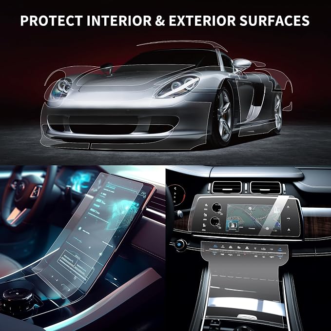 TAPEBEAR Paint Protection Film Clear Gloss 2Sheets x 6 Inch x 60 Inch, Self-Healing TPU Car Wrap Guard, 7mil Thick PPF Film, High Clarity, Non-Yellowing, UV & Scratch Resistant for Cars, Trucks, SUVs