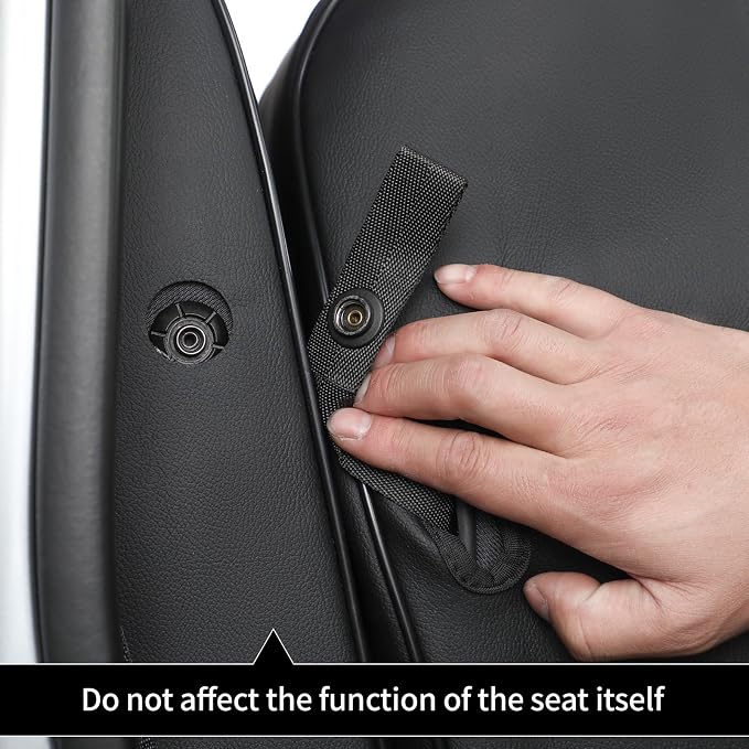 coverdream 2024 2025 2026 Tacoma Seat Covers Full Set for Toyota Tacoma 4th Gen Double/Crew Cab SR,SR5,TRD Sport,TRD Off-Road,Limited,Fully Covered,Luxury Waterproof Leather Car Seat Protector(Black)
