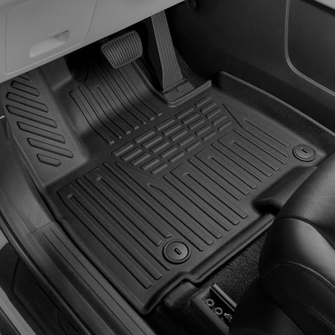 Floor Mats for Kia Carnival 2022-2026 Gas, Full Coverage All Weather Floor Mat Trunk Cargo Liner with Backrest Protectors & Door Sill Guards Accessories, Full Coverage Set (Fit 8 Seats)