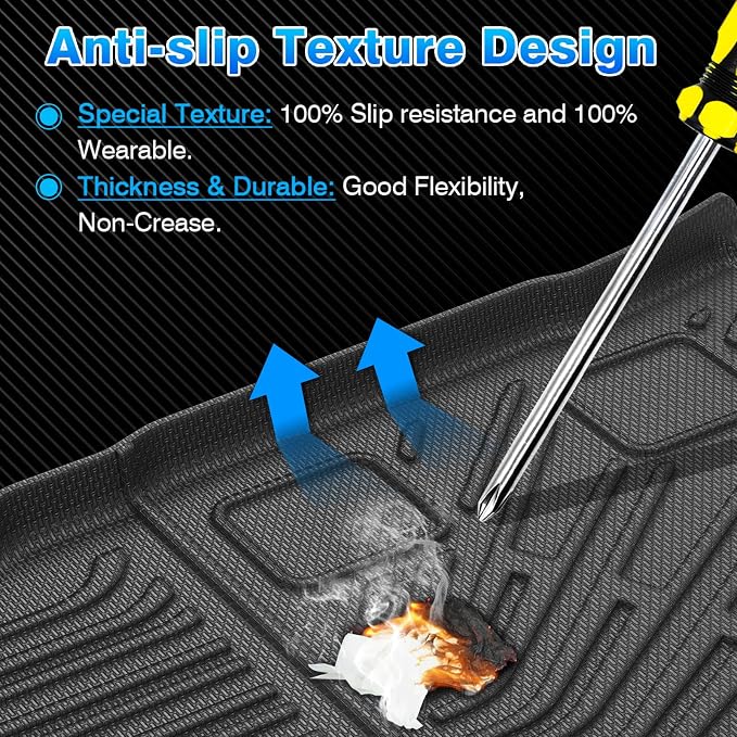 CARTIST Trunk Mat for Jeep Wrangler JL 2018-2026 Unlimited 4-Door, with Subwoofer (Not fit JK/4XE/2-Door), All Weather Cargo Liner with Backrest Mat for Wrangler JL Accessories, Rubber Car Mats