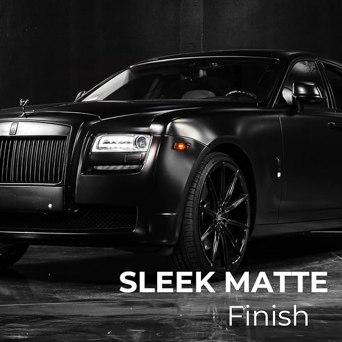 Rockrose Ultra TPU Matte PPF Film for Car Paint Protection 36 in x 50FT Self-Healing, UV Protection, Scratch & Stain Resistant, Hydrophobic, Wet Installation, Strong Adhesive, 7.5 mil Thickness
