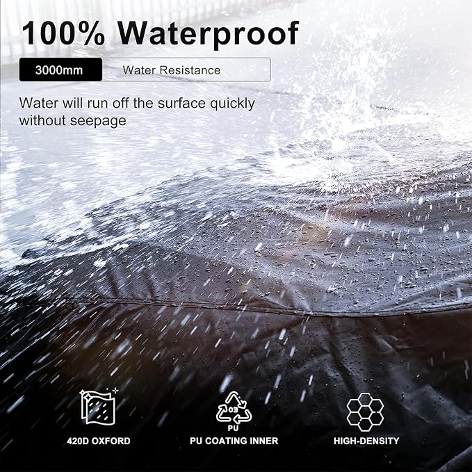 Car Cover Waterproof All Weather Custom Fit for Toyota Camry 1990-2026, 420D Oxford Full Outdoor Automtive Heavy Duty Covers Windproof Snowproof Dustproof UV Hail Protection Accessories