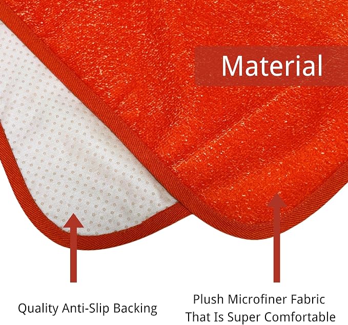 Waterproof Car Seat Cover for Front Seats, Protector for Cars SUVs Trucks, Sweat Towel Seat Covers Bucket for Gym,Workout,Beach,Hiking,Running Swimming(Orange, 1PC)