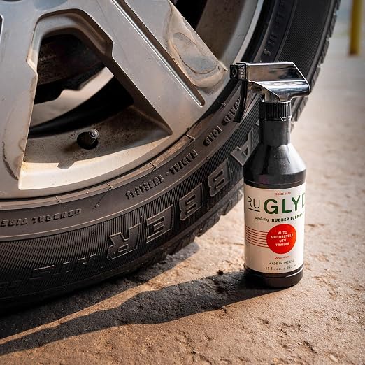 12 oz Bottle: Superior Rubber Lubricant for Smooth Tire Mounting & Enhanced Bead Protection on Cars, Trucks, and Motorcycles, Ready to Use Spray