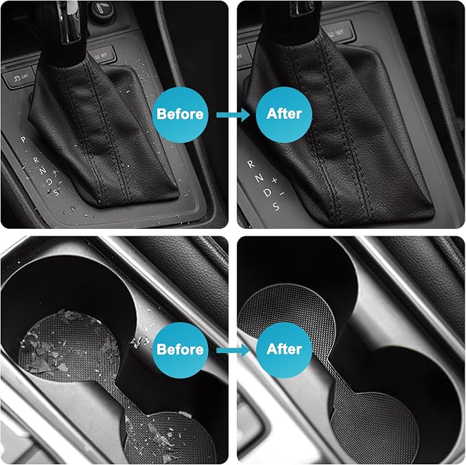 FiveJoy Car Cleaning Gels, 4-Pack Universal Auto Detailing Tools Car Interior Cleaner Putty, Dust Cleaning Mud for PC Tablet Laptop Keyboard, Camera, Printers, Calculator - 320g (2.8oz/pcs)