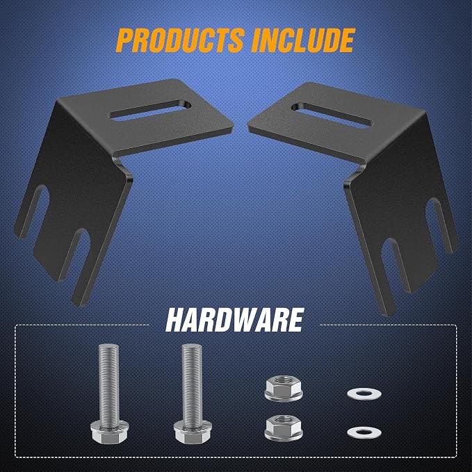 Nilight Light Bar UTV Front Side A Pillar Hood Mounting Brackets for 50-54 inch Lights Pods Compatible with Pioneer 700 1000 2014 2015 2016 2017 2018 2019 2020 2021 2022 2023 2024