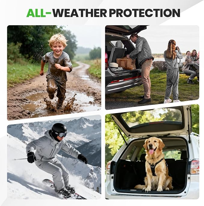Carnival Cargo Liner - Trunk Mat for Kia Carnival 2022-2025 2026, All Weather Cargo Mat for Carnival Accessories, Heavy Duty Car Mats, Car Accessories