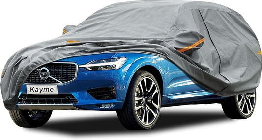 Kayme Heavy Duty SUV Car Cover Custom Fit Volvo XC60 (2008-2025) Waterproof All Weather for Automobiles, Full Exterior Covers Sun Rain UV Protection.（Deliver About 3-10 Days）