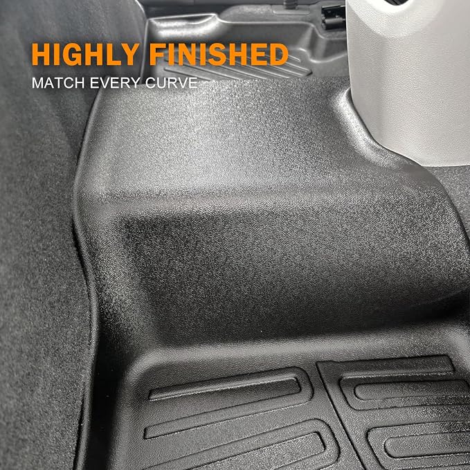 KUST Floor Mats Set for 2020-2026 Buick Encore GX Accessories (AWD Only), All Weather Floor Liners & Rear Trunk Mat & Backrest Mats, TPE Rubber, Raised Edge