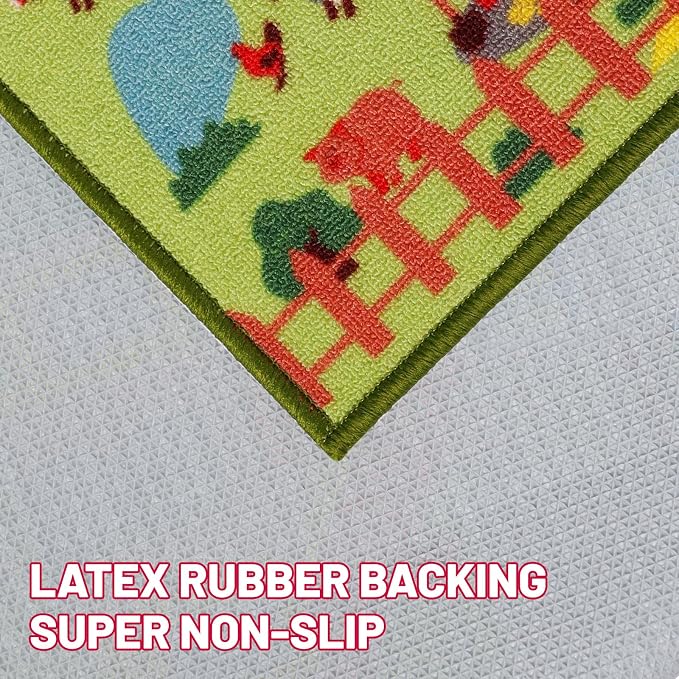 Kids Carpet Playmat Rug 78.7"x59", Car Rug for Kids Cars, Non-Slip Town City Road Map Kids Rug for Playroom Bedroom Boys, Kids Cars Road Rugs, Track Carpets (78.7X59Inch,Pink)