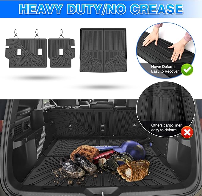 Passport Cargo Liner - Trunk Mat for Honda Passport 2026, All Weather Cargo Mat for Passport Accessories, Heavy Duty Car Mats, Car Accessories