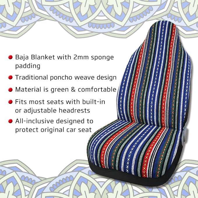 uxcell Universal Automobile Car Bucket Baja Seat Cover Protector