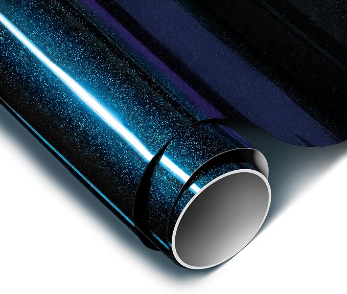 ColorFusion PPF by VViViD, Gloss Cosmic Blue Dry Apply PPF Vinyl Car Wrap Roll 10ft x 5ft