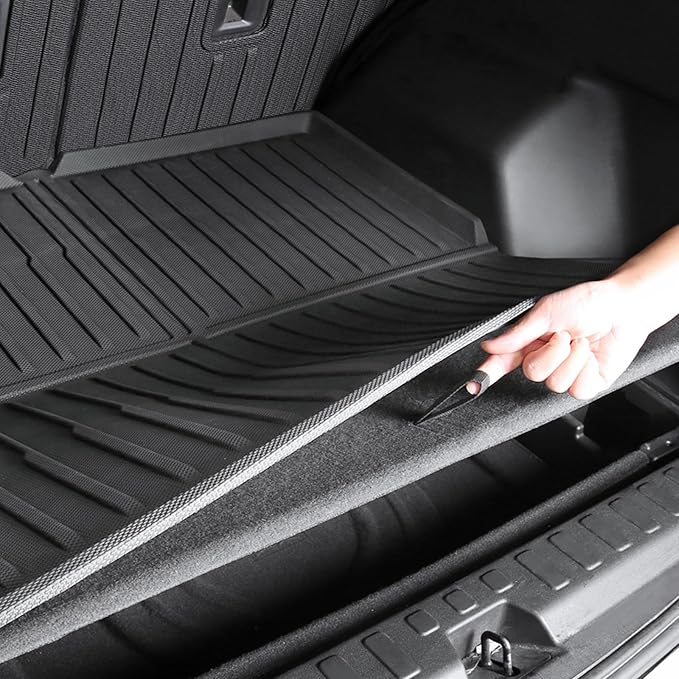 Floor Mats Set Cargo Liner and Backrest Mat for for Chevy Chevrolet Equinox/GMC Terrain 2018-2024, All Weather TPE Full Mat Set Cargo Mat for Equinox Accessories