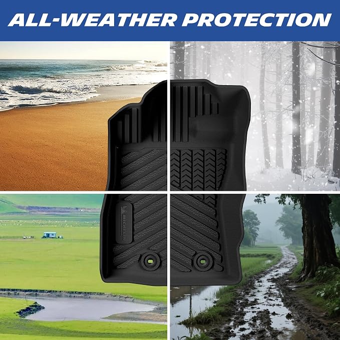 Michelin Vehicle Mats, All-Weather TPE Custom Fit Liner for 2024-2026 Subaru Crosstrek/Subaru Impreza (3 Piece A), Premier