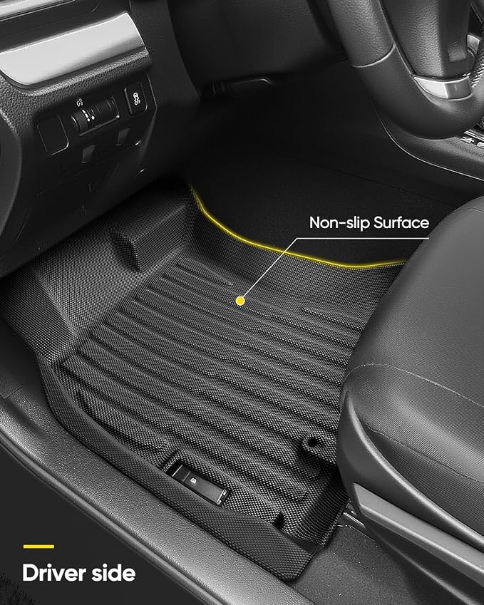 Car Floor Mats for Subaru Crosstrek 2013-2017& Impreza 2012-2017 Not Hybrid | All Weather Full Coverage Floor Liners Heavy Duty Waterproof Long-Lasting Crosstrek/Impreza Accessories TPE Rubber Carpet