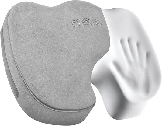 FORTEM Seat Cushion, Office Chair Cushion, Memory Foam Car Seat Cushions, Sciatica Coccyx Tailbone Pain Relief, Chair Cushions for Back Support, Sitting Pad for Gaming, Washable Cover, Non Slip
