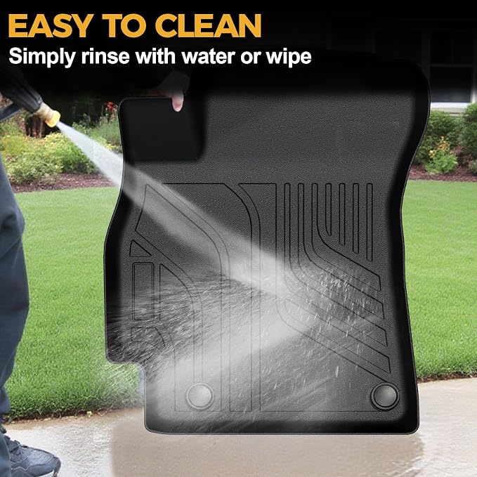 Floor Mats for Hyundai Elantra Gas 2021-2026, All Weather Floor Mats Trunk Cargo Liner and Door Sill Guards Accessories, Full Coverage Set (Not fit Hybrid Models)
