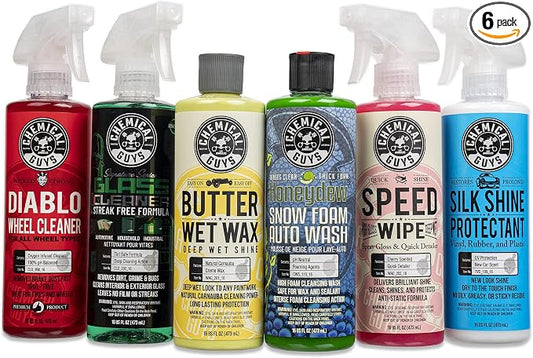 Chemical Guys HOL126REF Arsenal Builder Car Wash Foam Blaster Car Care Cleaning Chemical Refill Kit (6-16 fl oz Products) Great for Cars, Trucks, SUVs, Motorcycles, RVs, Jeeps & More