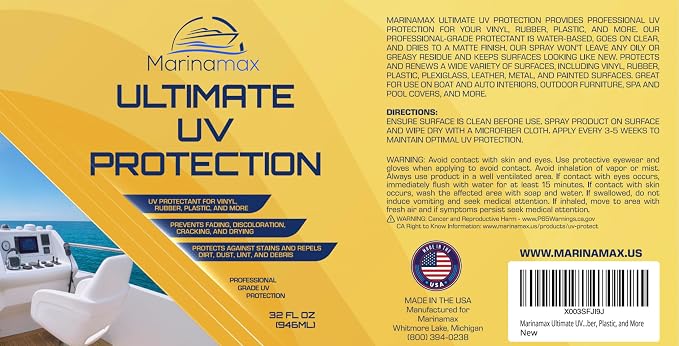 Ultimate UV Protection Spray 32 oz, Outdoor Sun Protectant | Non-abrasive ping pong paddle cleaner kit. Includes rubber/wood cleaner and 3 reusable microfiber cloths for optimal spin.
