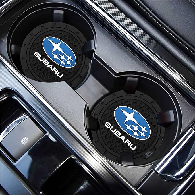 Car Cup Holder Coaster for Subaru Series Cupholder Coaster Interior Accessories 2.75in 2Pack