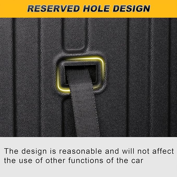 Cargo Liner & Backrest Mat Fit for Honda HRV 2016-2022 | TTX LIGHTING Cargo Mat with Back Seat Protectors All-Weather TPE HR-V Accessories Backrest Mats