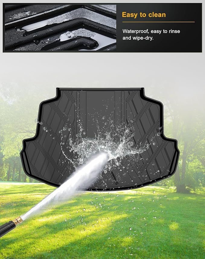 AOMSAZTO Cargo Liner Compatible with 2014-2019 Toyota Corolla Sedan | Custom Fit Trunk Mat Behind 2nd Row | All Weather Protection Cargo Mat Compatible with 2014-2019 Corolla Sedan Models
