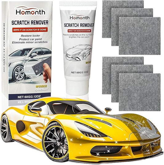 Nanopolix Scratch Remover for Vehicles - 2026 Upgrade Car Cloth Scratch Remover, Quick Fix Removal Paste for Deep Scratch Repair, All Paint Colors Polishing Kit