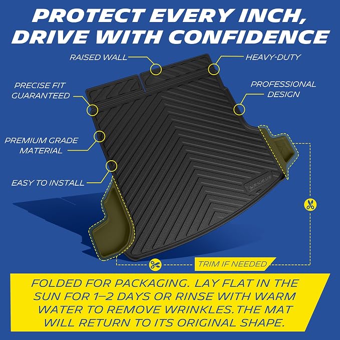 Michelin Vehicle Mats for 2025-2026 Subaru Forester Gas & Hybrid (1 Piece) | Not Fit 2025 Wilderness, All-Weather TPE Custom Fit Liner, Premier