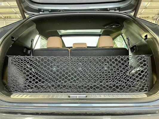 Trunk Organizer Cargo Net for KIA SPORTAGE 2017-2026 – Envelope Style Cargo Net for SUV – Premium Mesh Elastic Car Trunk Organizer Vehicle Carrier Storage – Compatible with Sportage