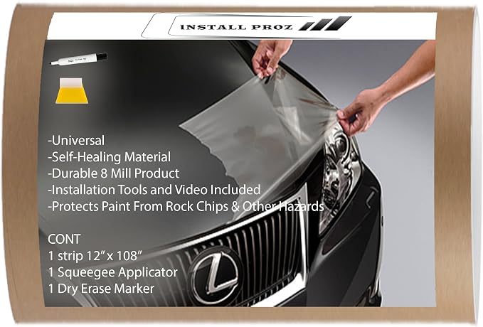 * Self-Healing Clear Paint Protection Film Kits (Bundle-Hood Strip, Door Edge, Cup, Sill, R-Bumper)