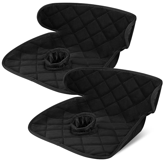 Babenest Car Seat Potty Protector Cover -Waterproof Carseat Training Liner for Baby &Toddler Shower Gift, Dry Piddle Pee Pad for Strollers & Infant Car Seats (2pc Black)