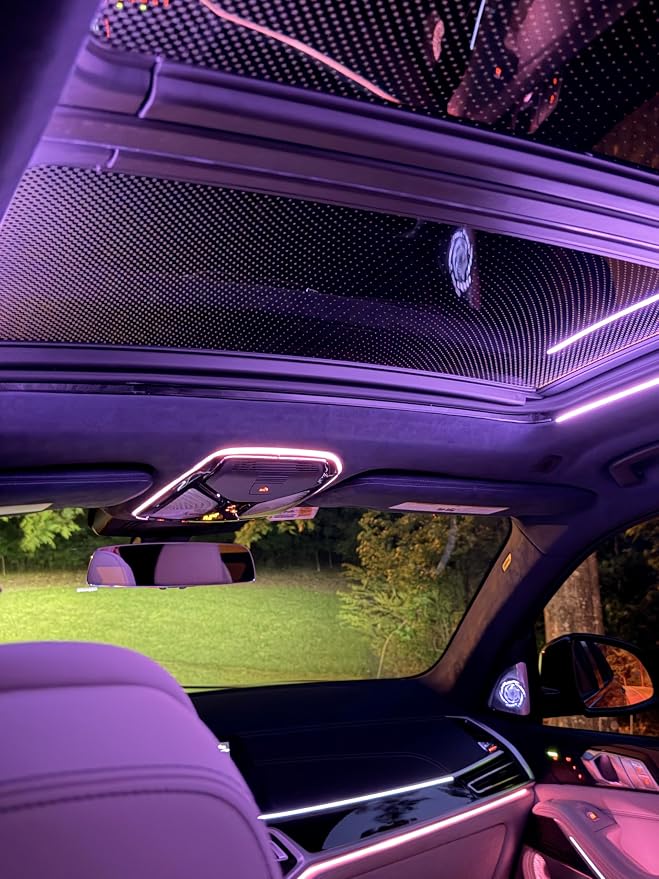 Ambient Reading Light Strip Fit for G-Series 11-Color OEM Sync, Plug & Play Headliner LED Upgrade