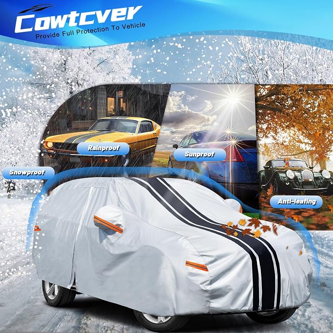SUV Car Cover Custom Fit for Cadillac XT5 (2016-2026) | Waterproof All Weather for Automobiles Full Exterior Cover Rain Sun Snow UV Protector.