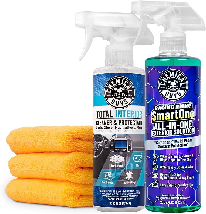 Chemical Guys, Raging Rhino Exterior & Total Interior Kit, 5-Piece