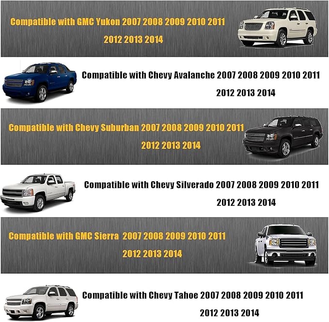 GXARTS Driver or Passenger Side Bottom Lower Replacement Leather Seat Cover 833 Light Gray Compatible with Chevy Silverado Tahoe Suburban Avalanche GMC Yukon Sierra 2007 2008 2009 2010 2012 2013 2014