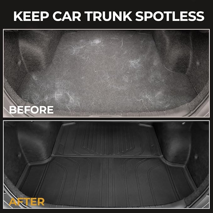 Floor Mats for Nissan Altima 2019-2026, All Weather Floor Mats Cargo Liner and Door Sill Protectors Accessories, Full Coverage Set