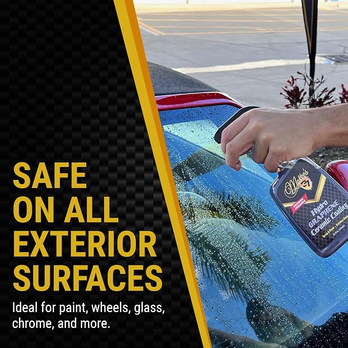 McKee's 37 - Hydro Graphene Ceramic Coating | Easy Spray On Ceramic Coating for Cars | Extreme Shine, Hydrophobic Protection & UV Resistance (128 oz)