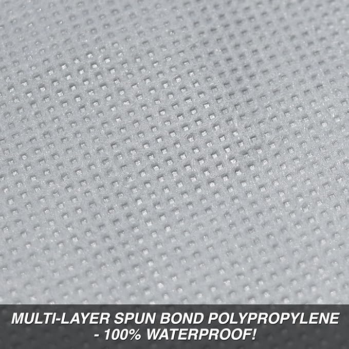 Budge Rain Barrier SUV Cover, Outdoor, Water-Resistant, Breathable, SUV Cover fits SUVs up to 229", Gray