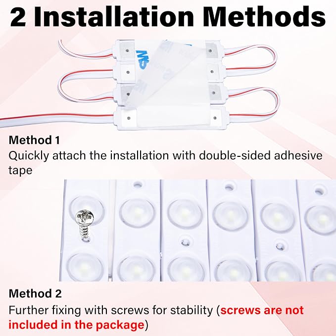 240 Led Van Interior Light Kits, 12V Led Light Strip, Cargo Van Accessories, Ceiling Work Lights Kit, Enclosed Trailer Lights for Truck Vans RV Boats Caravans, 80 Modules(White)