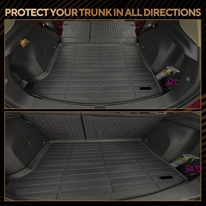 Naibeve Floor Mats for 2022-2026 Toyota Corolla Cross Hybrid | All Weather Custom Fit Floor Mats, Cargo Mat, Backrest Mats, (Not for Gas) Interior Protector accessories