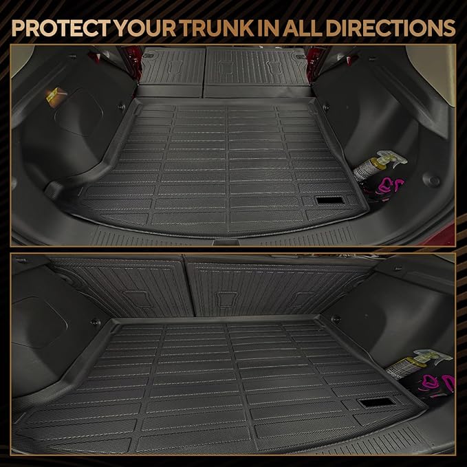Naibeve Floor Mats for 2012-2017 Toyota Prius V - All Weather Custom for Toyota Prius V Floor Mats & Cargo Mat Waterproof Interior Accessories