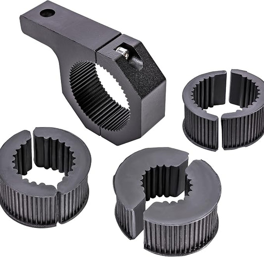LAMPHUS Off-Road ATV UTV Light Bar Mount Mounting Bracket Bar Clamp Kit [1"/1.5"/1.75"/2" Inch] [Horizontal Bar] [Aluminium] Bull Bar UTV Roll Bar Clamp Tube Roll Cage Clamps Mount for ATV UTV